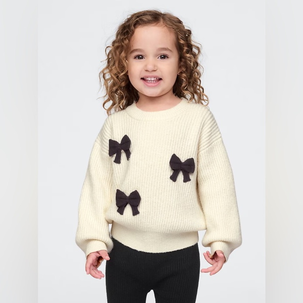 Gap CashSoft Bow Sweater - 4T